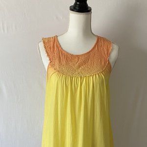 Calypso Beautiful Lace Detail Dress Size Small